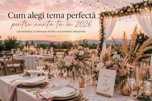 Cum alegi tema perfectă pentru nunta ta în 2026: idei moderne și inspirație pentru un eveniment memorabil