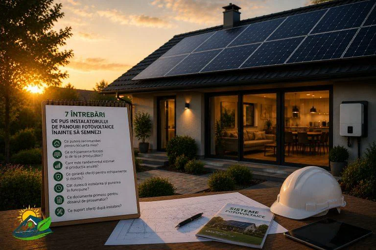 7 întrebări de pus instalatorului de panouri fotovoltaice înainte să semnezi