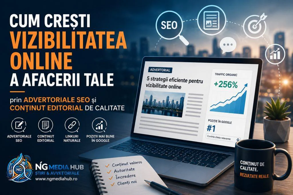 Cum crești vizibilitatea online a afacerii tale prin advertoriale SEO și conținut editorial de calitate